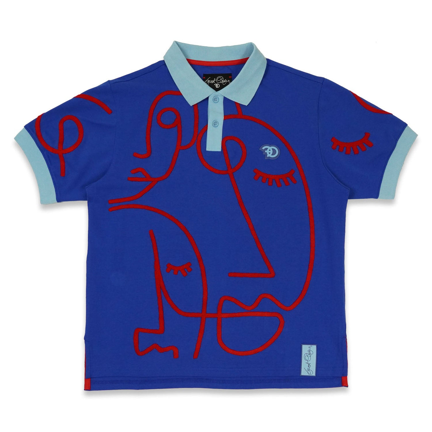 F236 Frost Face Polo Shirt - Royal