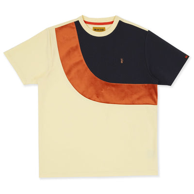 M273 Jacquard Ultra Suede Tee - Natural