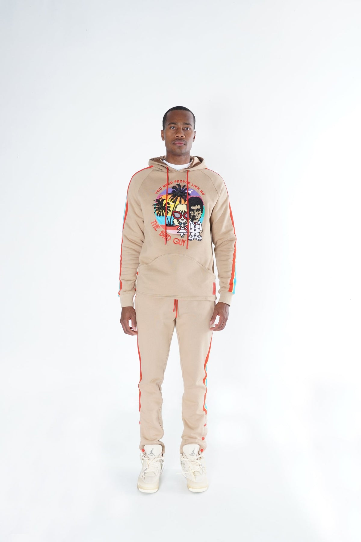 F5728 &amp; F6728 Frost Bad Guy Fleece Ṣeto Up - Khaki
