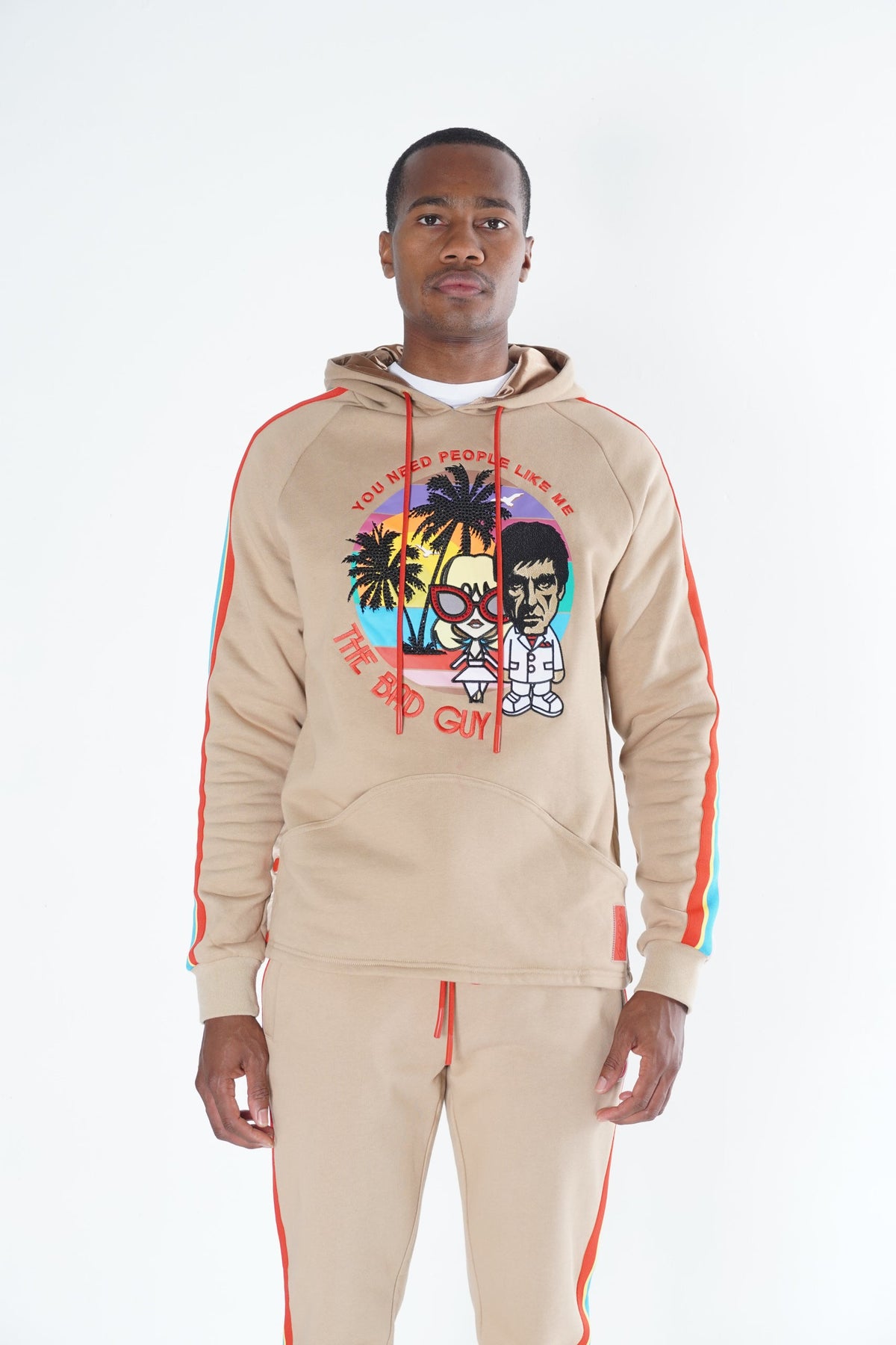 F5728 &amp; F6728 Frost Bad Guy Fleece Ṣeto Up - Khaki