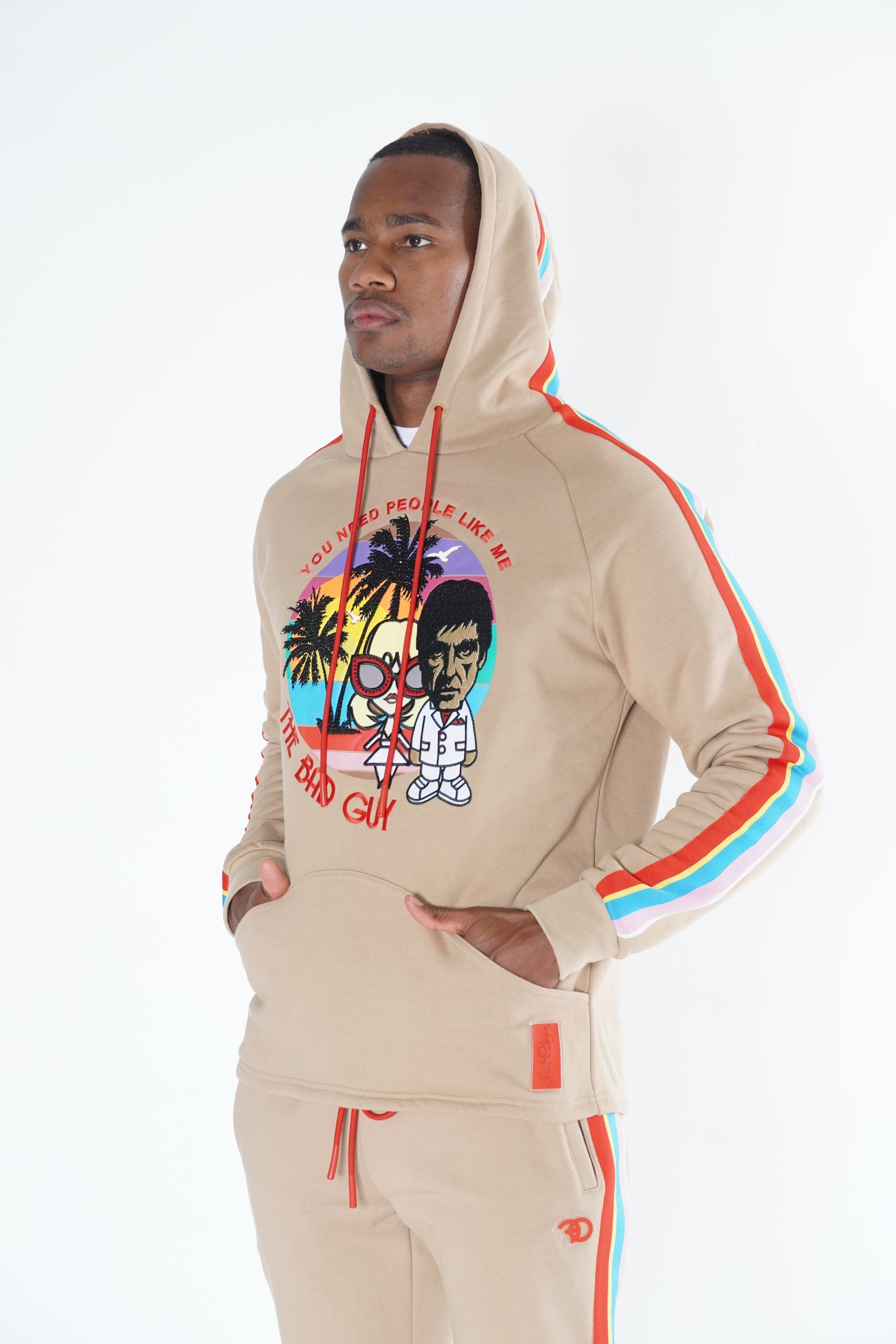 F5728 &amp; F6728 Frost Bad Guy Fleece Ṣeto Up - Khaki