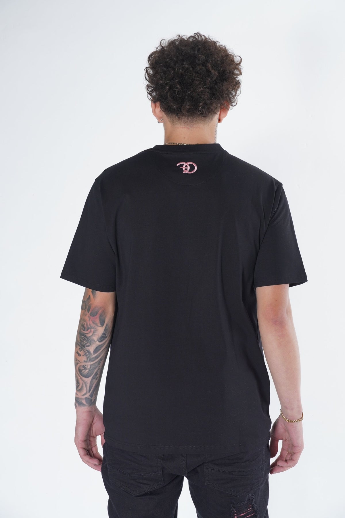 Makobi F144 Frost Honest Bread Tee in Black, view 5