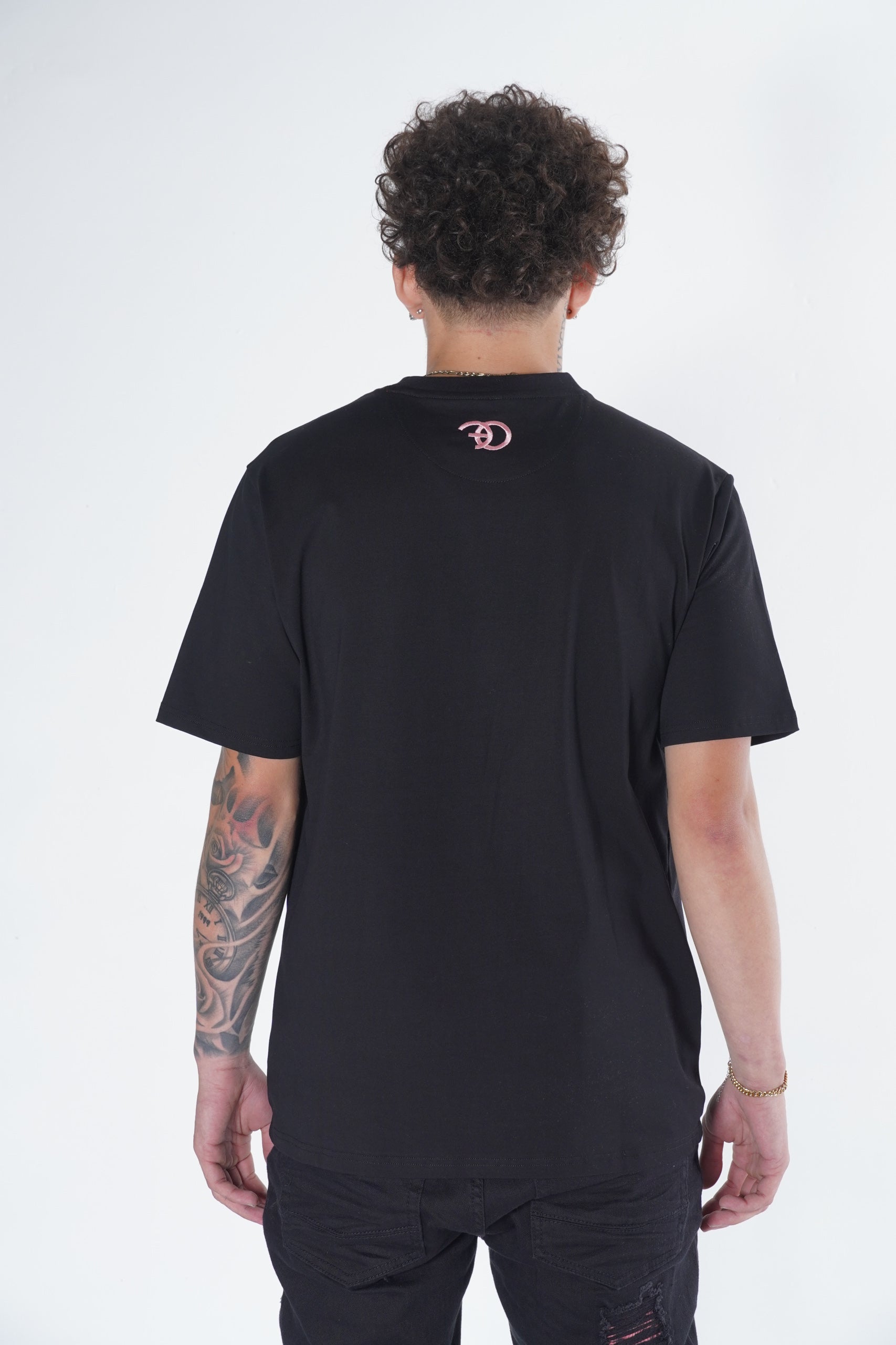 Makobi F144 Frost Honest Bread Tee in Black, view 5