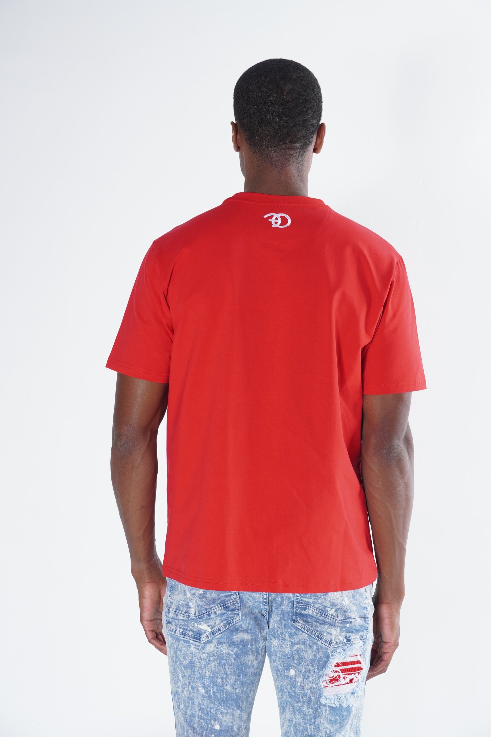 Makobi F144 Frost Honest Bread Tee in Red, view 5