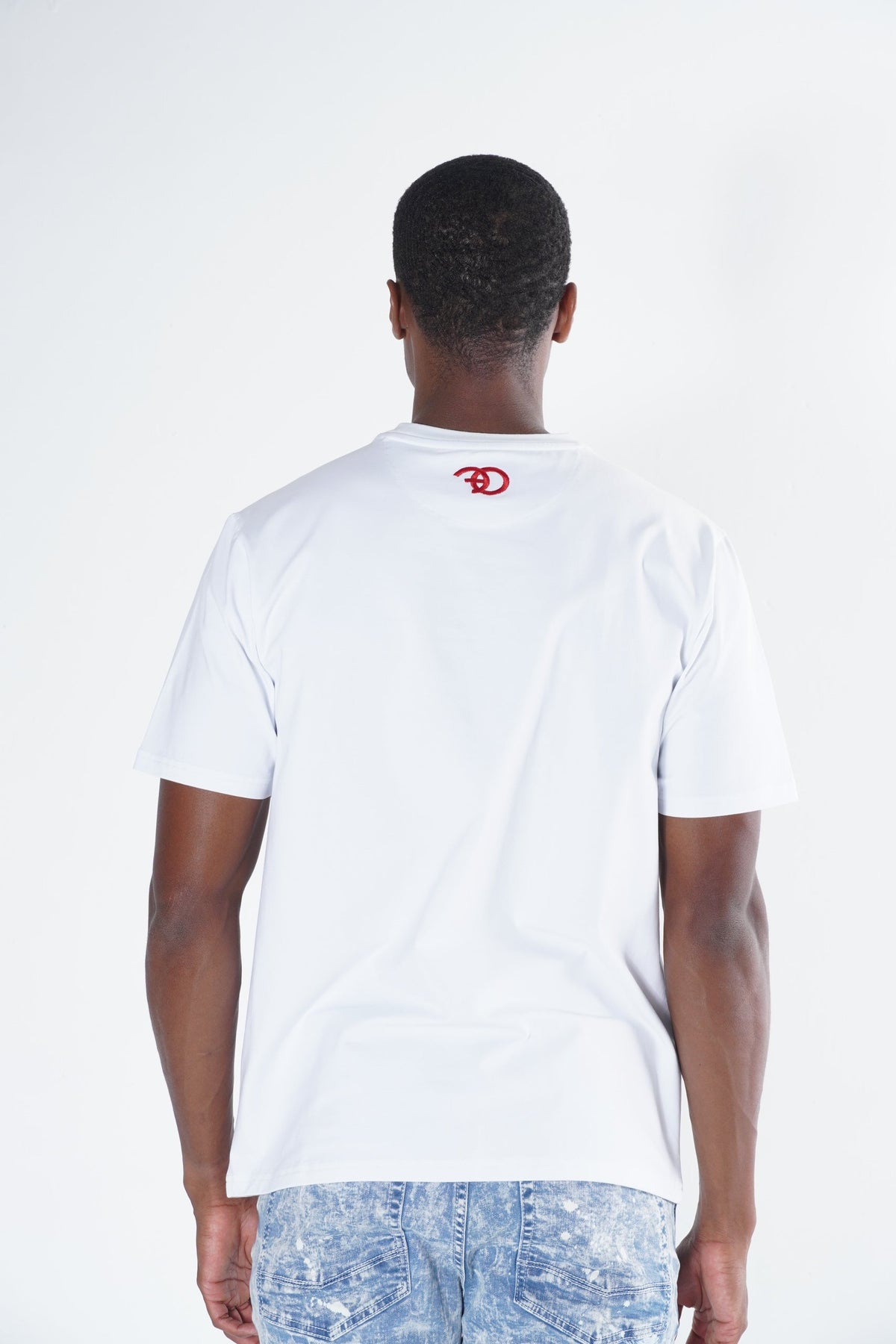 Makobi F144 Frost Honest Bread Tee in White, view 4