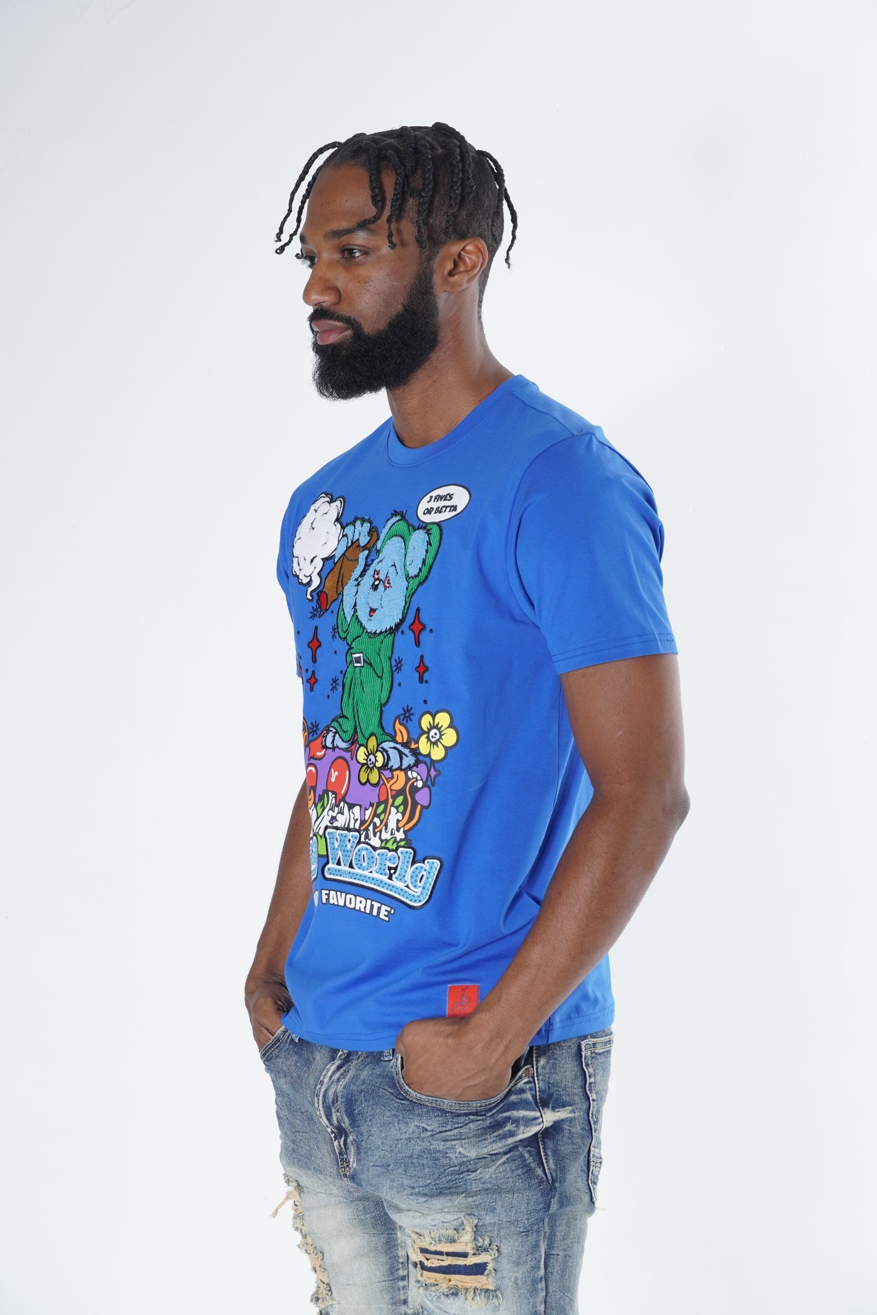 F155 Frost Zaza World Tee - Royal