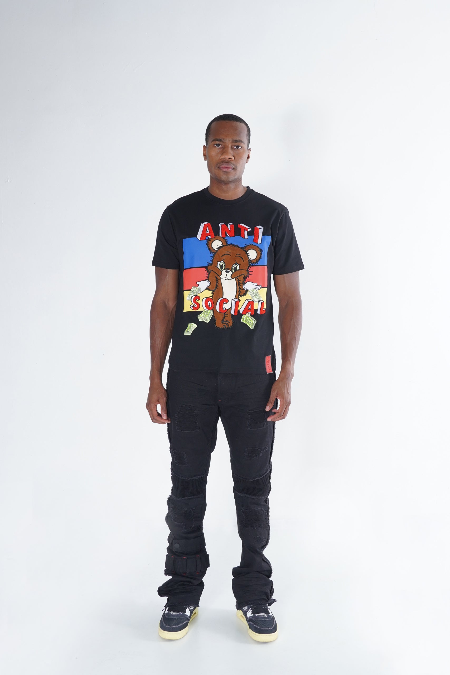 F170 Frost Anti Social Tee - Black