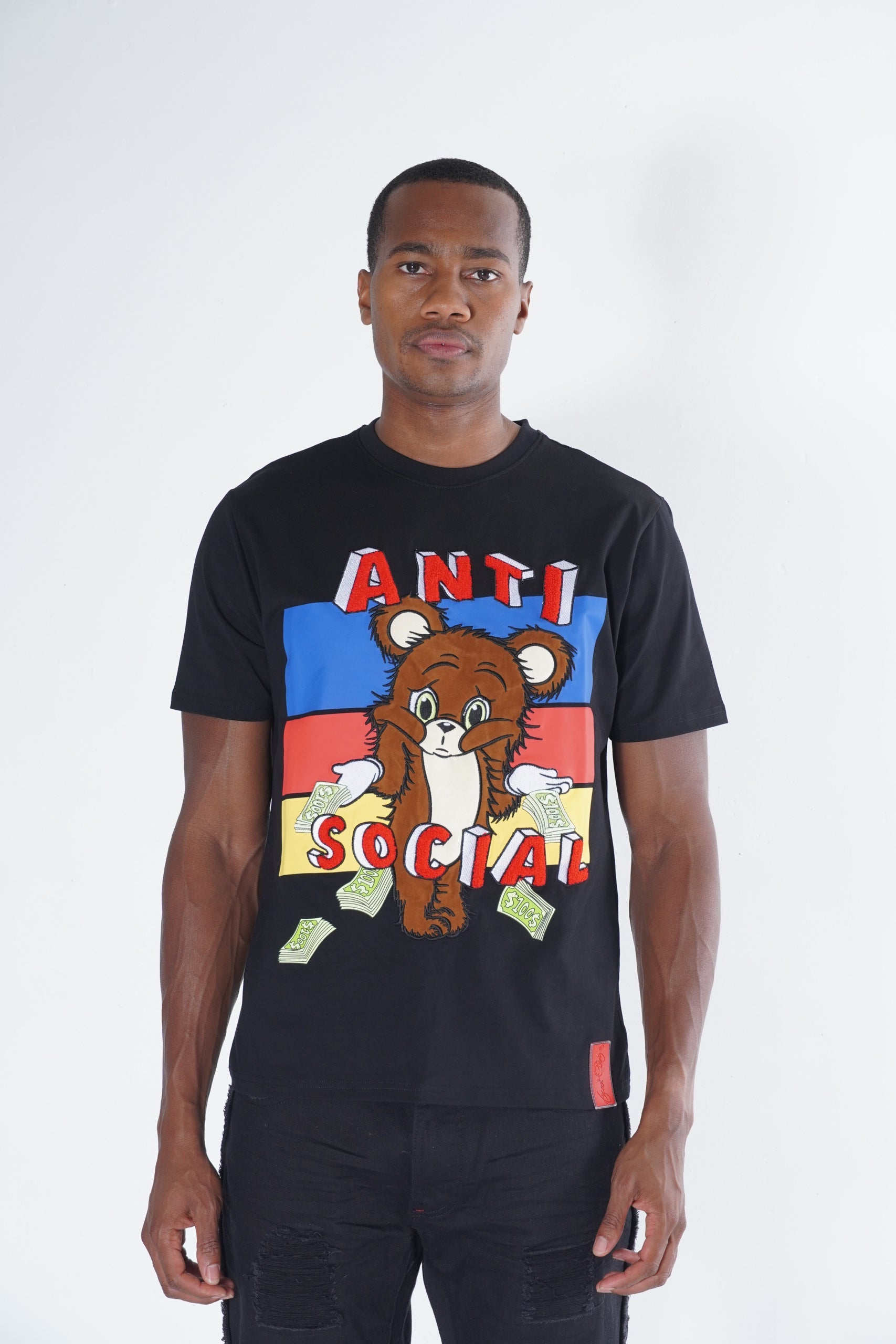 F170 Frost Anti Social Tee - Black
