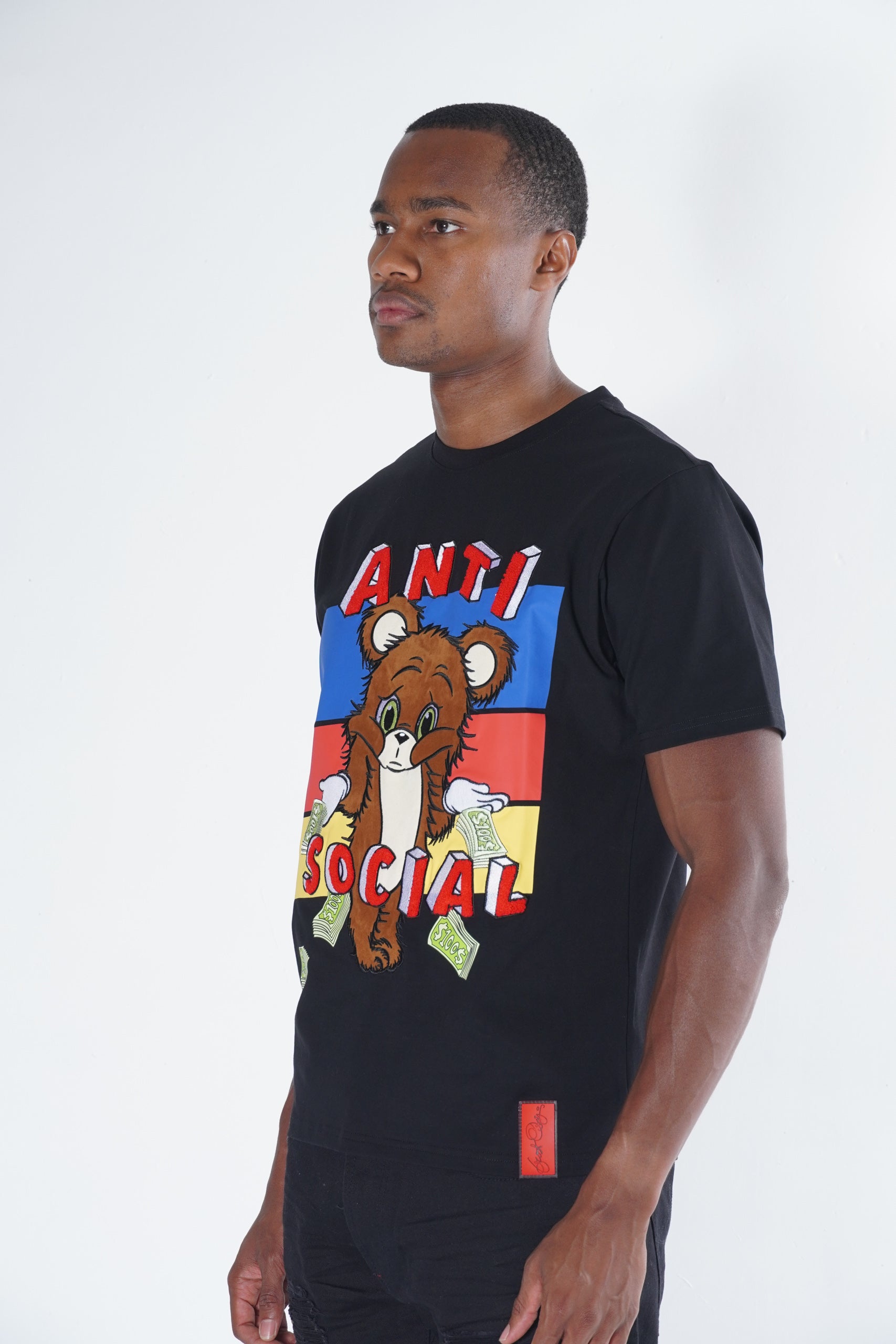 F170 Frost Anti Social Tee - Black