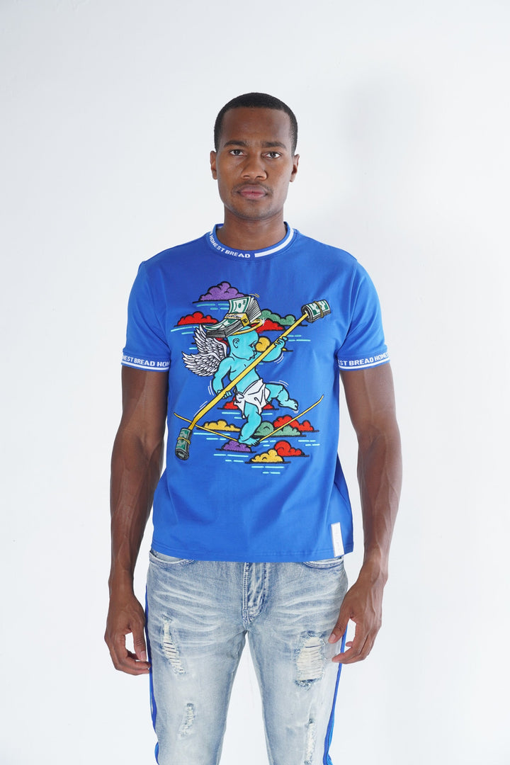 F123 Honest Bread Tee - Royal