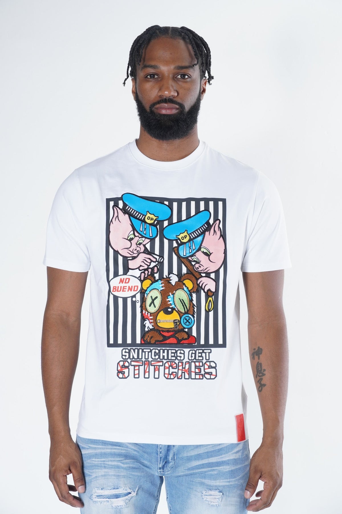 F175 Snitches Gba awọn aranpo - Funfun