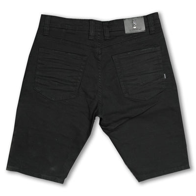 M650 Willard Biker Shorts w/Paint Splash - Black