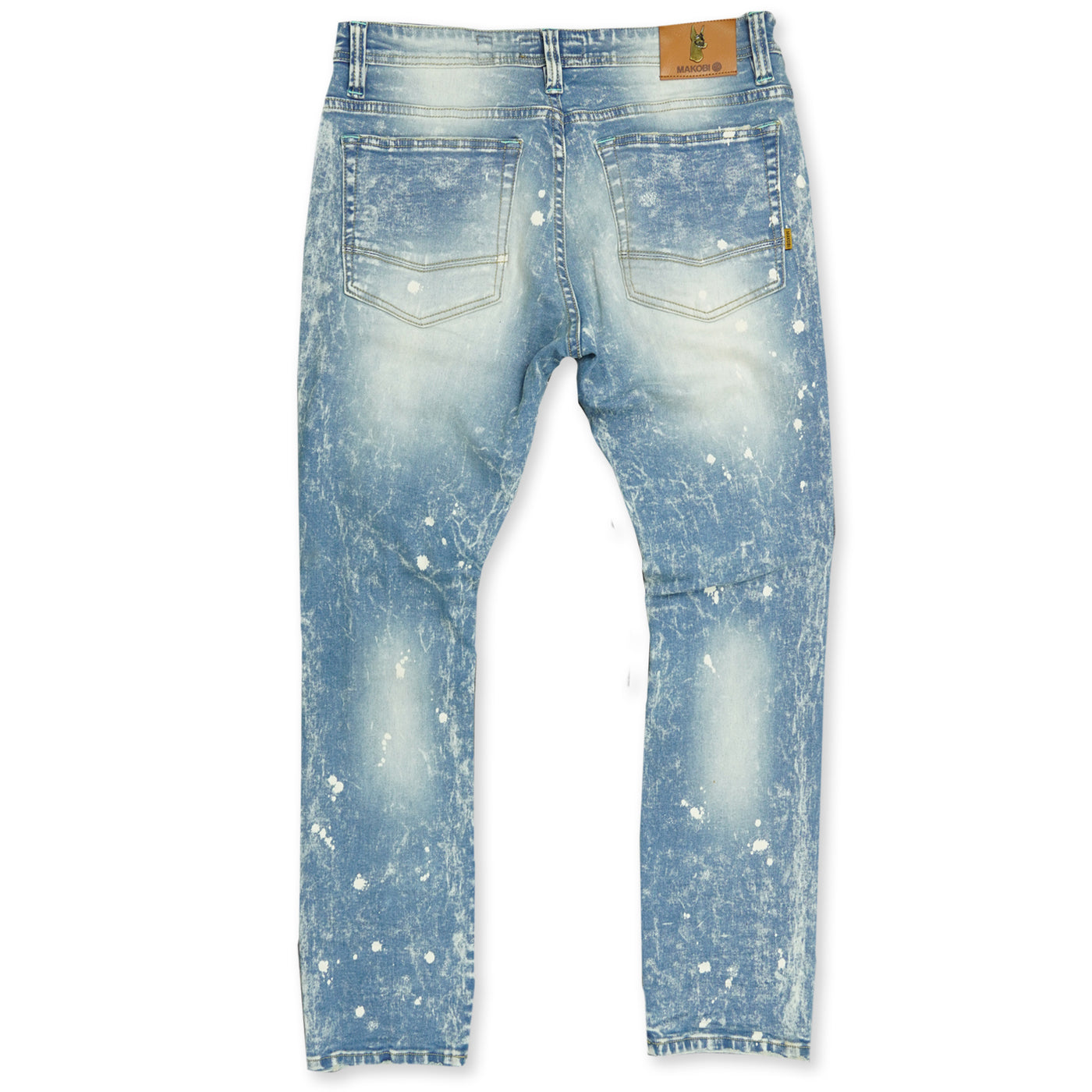 M1982 Pismo Shredded Jeans w/ teepu ẹgbẹ - Dirt