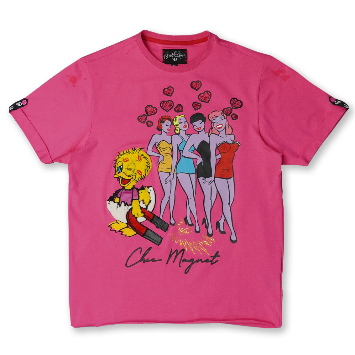 F114 Chic Magnet Tee - Pink