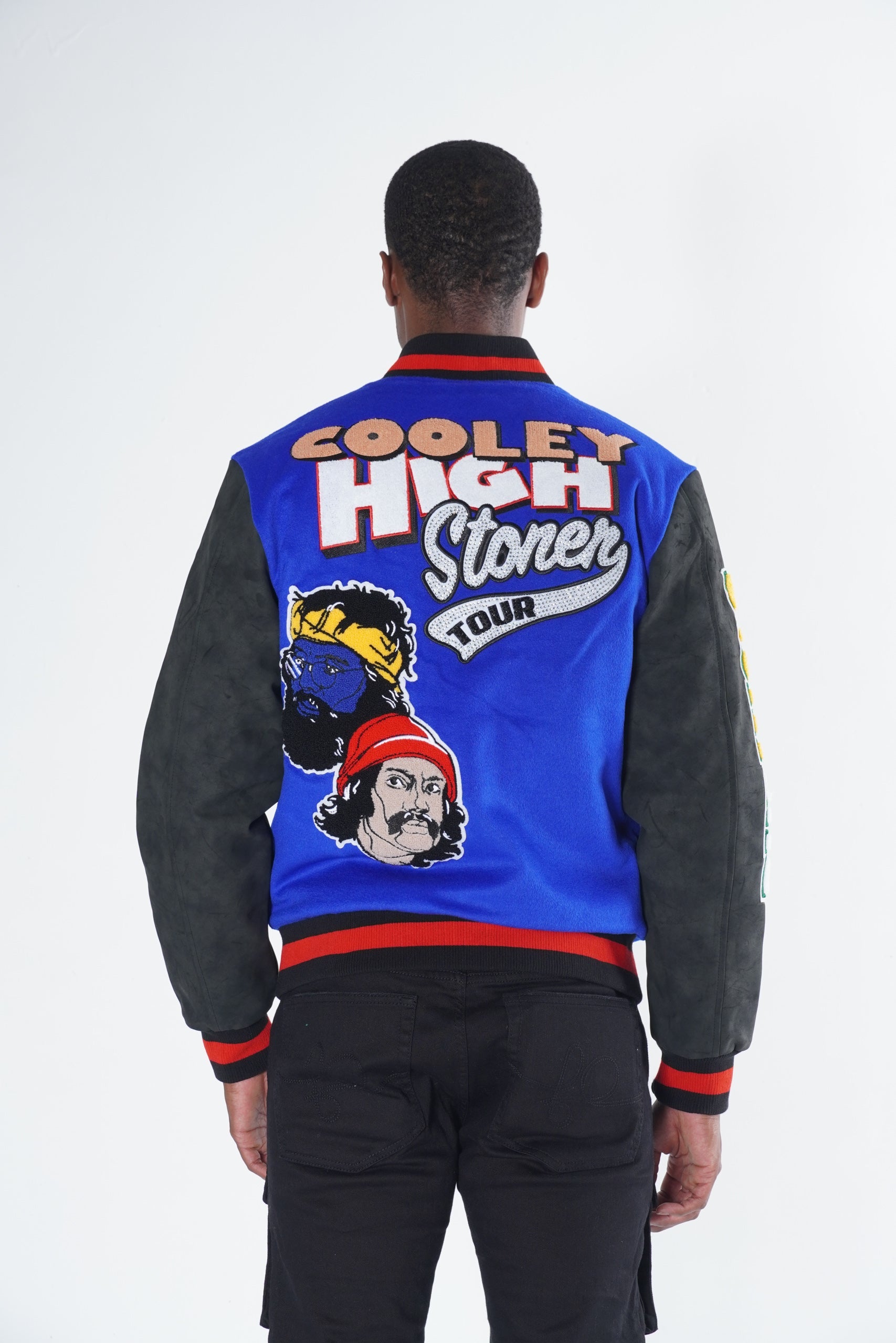 F1040 Cooley High Wool Varsity Jacket - Royal