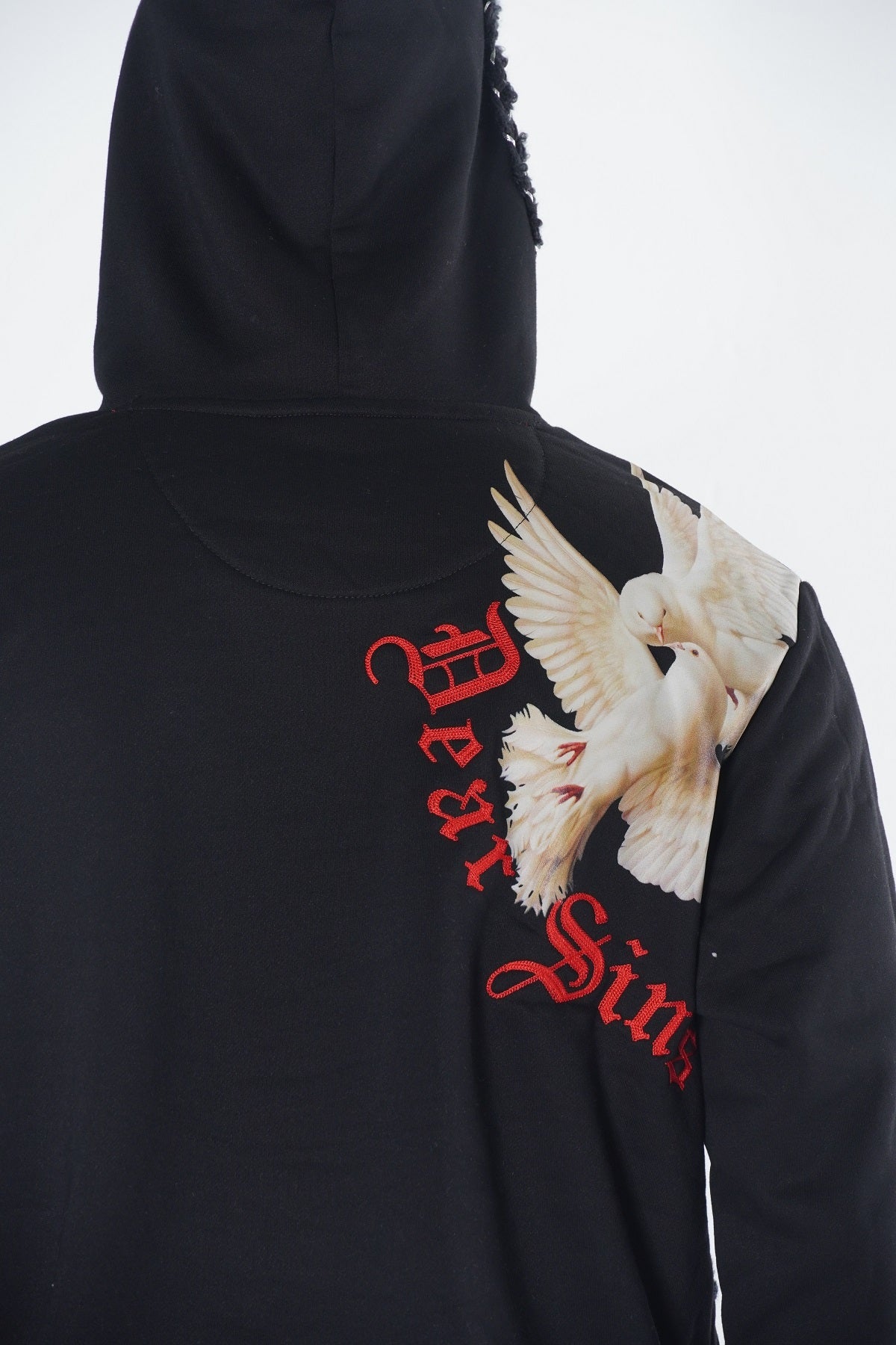 F5107 Frost Angel Pullover Hoodie - Black