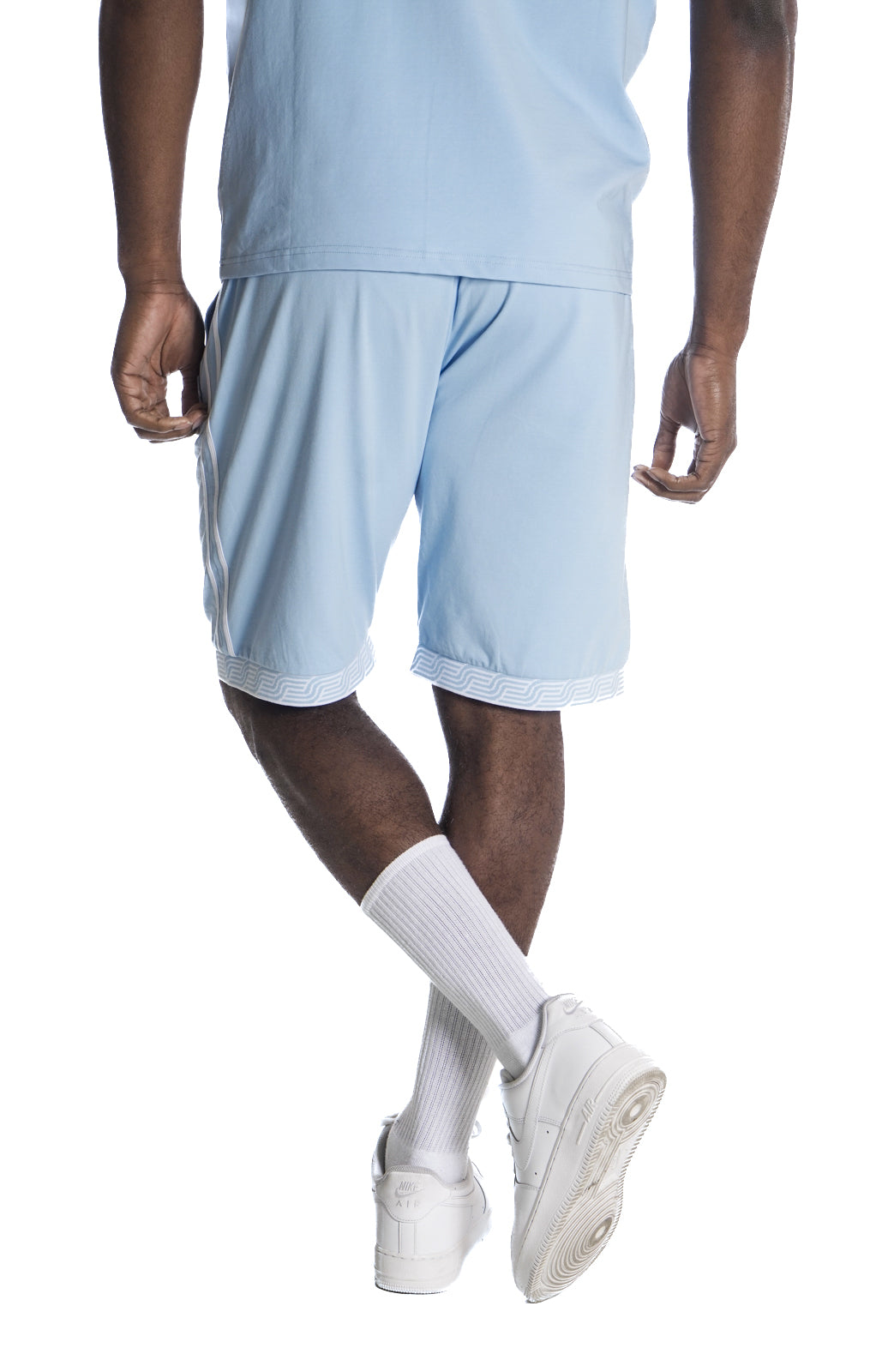 Makobi M775 Makobi Luciano Shorts in Blue, view 5