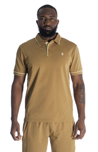 Makobi M383 Makobi Luciano Polo Shirt in Mocha