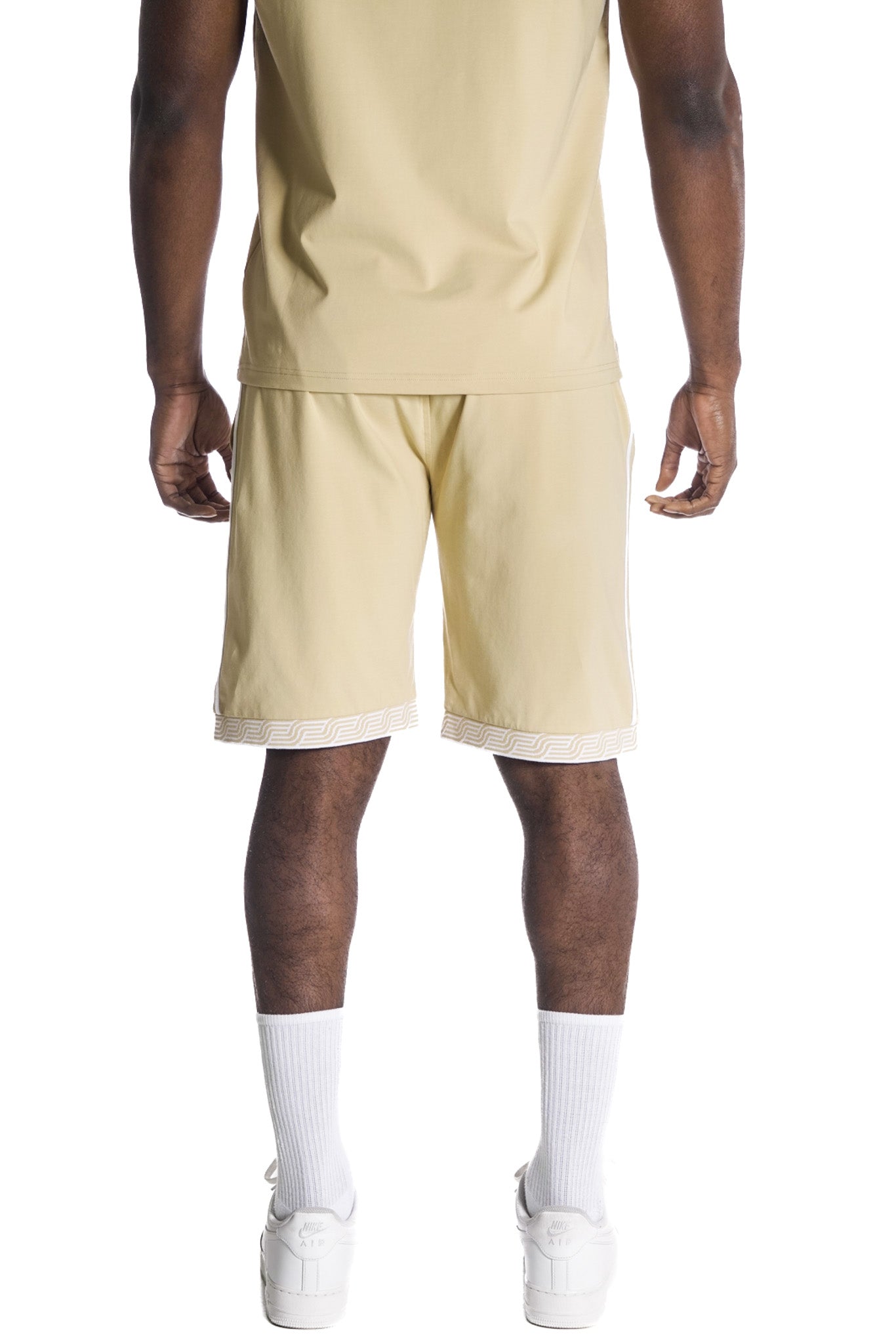 Makobi M775 Makobi Luciano Shorts in Khaki, view 4