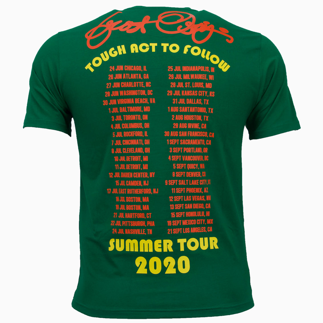 F106 Dear Sins World Tour Tee - Green