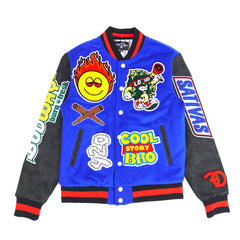 F1040 Cooley High Wool Varsity Jacket - Royal