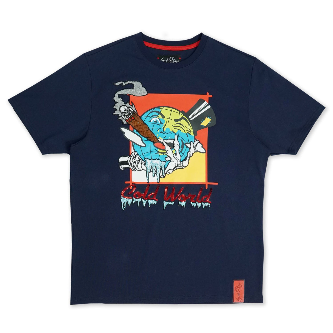 F112 Frost Cold World Tee - Navy