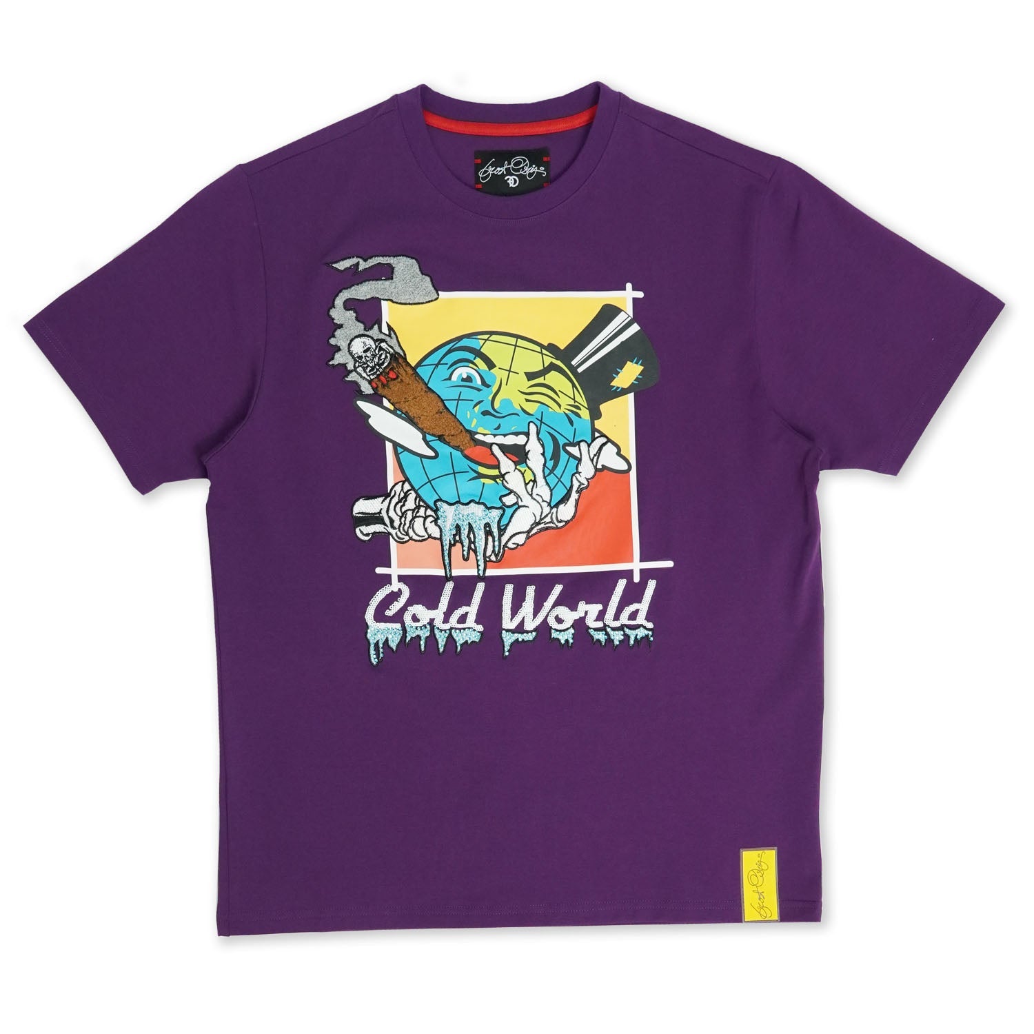 F112 Frost Cold World Tee - Purple
