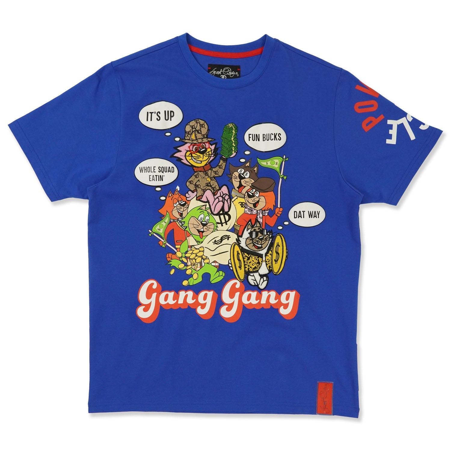 F122 Gang Gang Tee - Royal