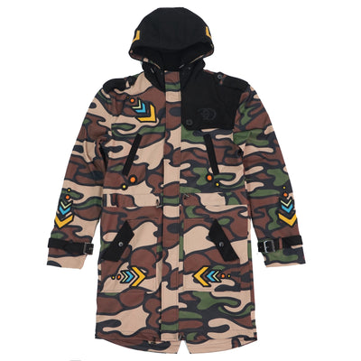 F1334 Jovan Aztec Weather Proof Coat - Camo