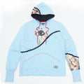 Makobi F5107 Frost Angel Pullover Hoodie in Blue