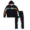 F5220 Alonzo Suede Reversible Set - Black