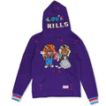 F5738 Love Kills Hoodie - Purple