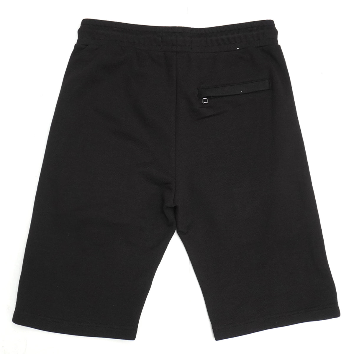 Makobi F677 Frost Essential Fleece Shorts in Black, view 4