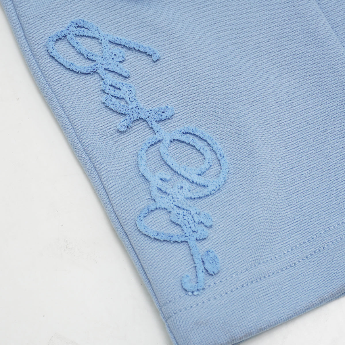 Makobi F677 Frost Essential Fleece Shorts in Blue, view 2