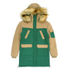 F7700 Apollo Long Quilted Jacket  - Green