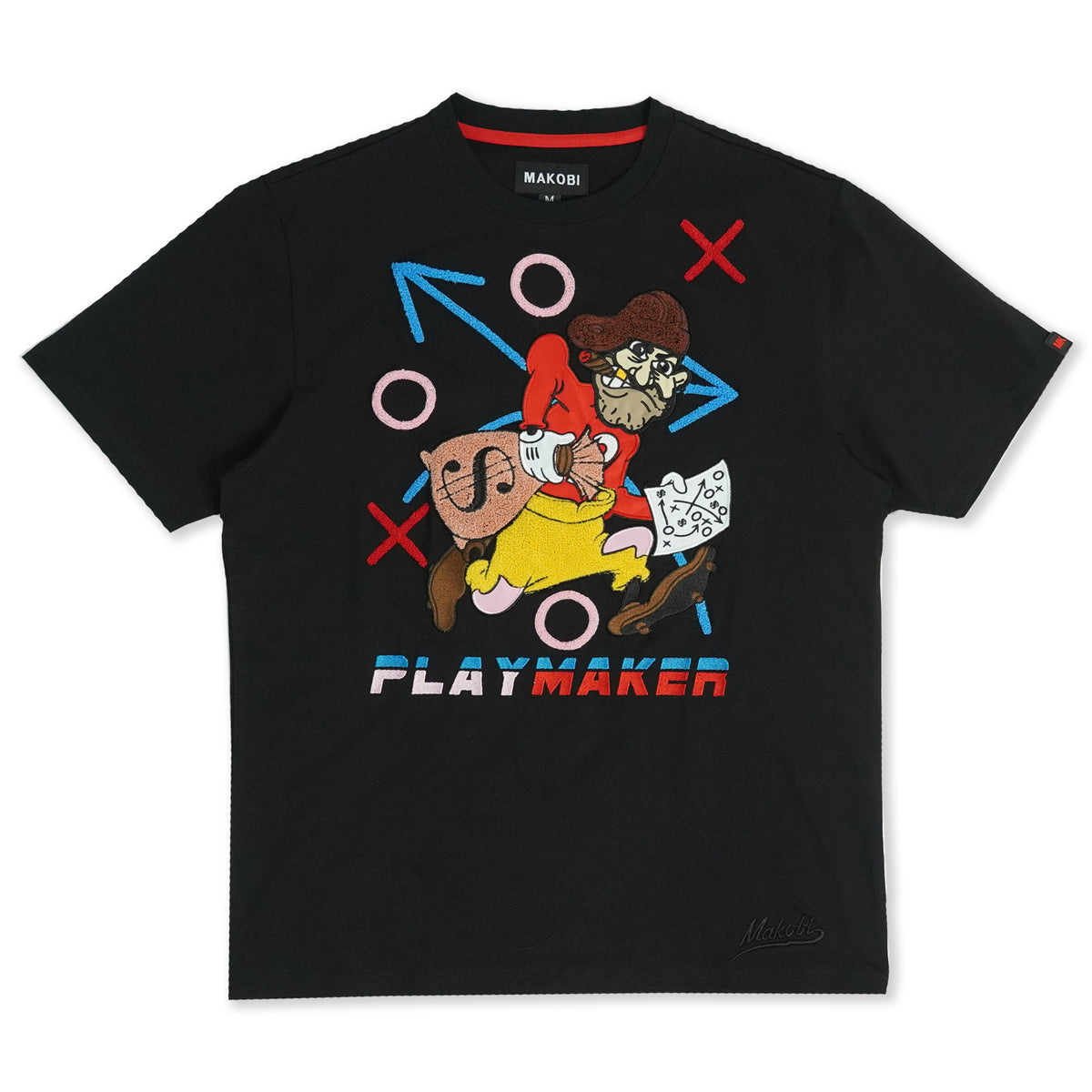 Makobi M157 Playmaker Tee in Black