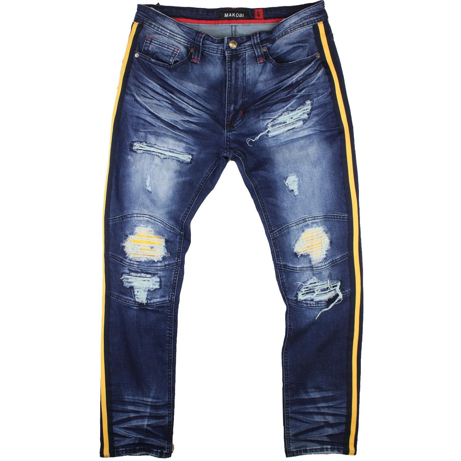 M1769 Makobi Cameo Denim Jeans - Dark Wash