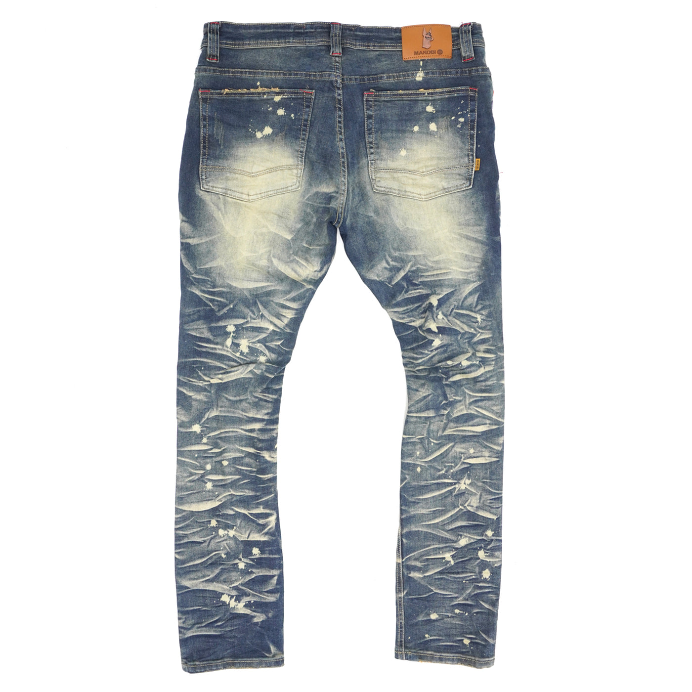 M1780 Pensacola  Shredded Jeans  - Vintage Wash