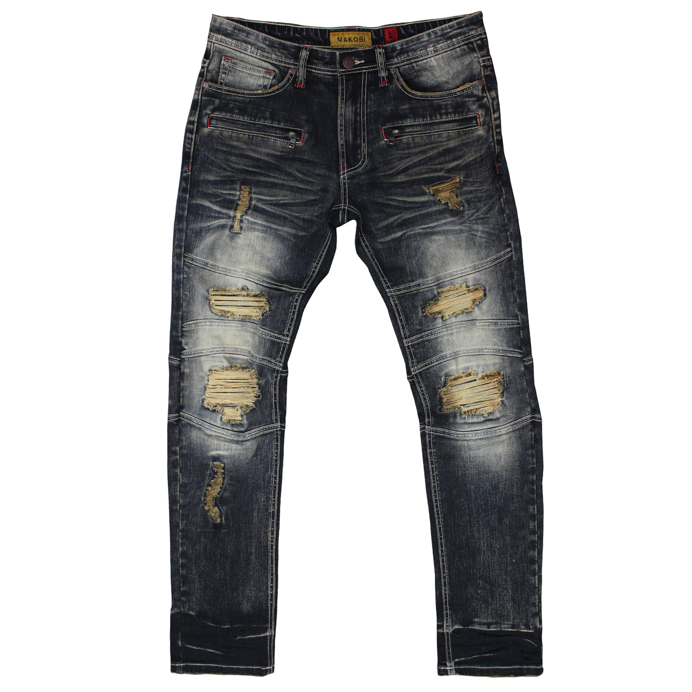 M1785 Makobi Atrani Denim Jeans - Dirt Wash