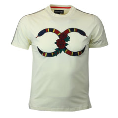 M180 Makobi Rose Snake Tee - Natural