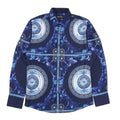 Makobi M1831 Barbato Printed Shirt in Navy