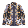 M1833 Capone Printed Shirt - Black