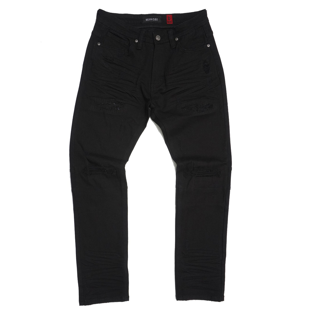M1911 Rona Shredded sokoto - Black