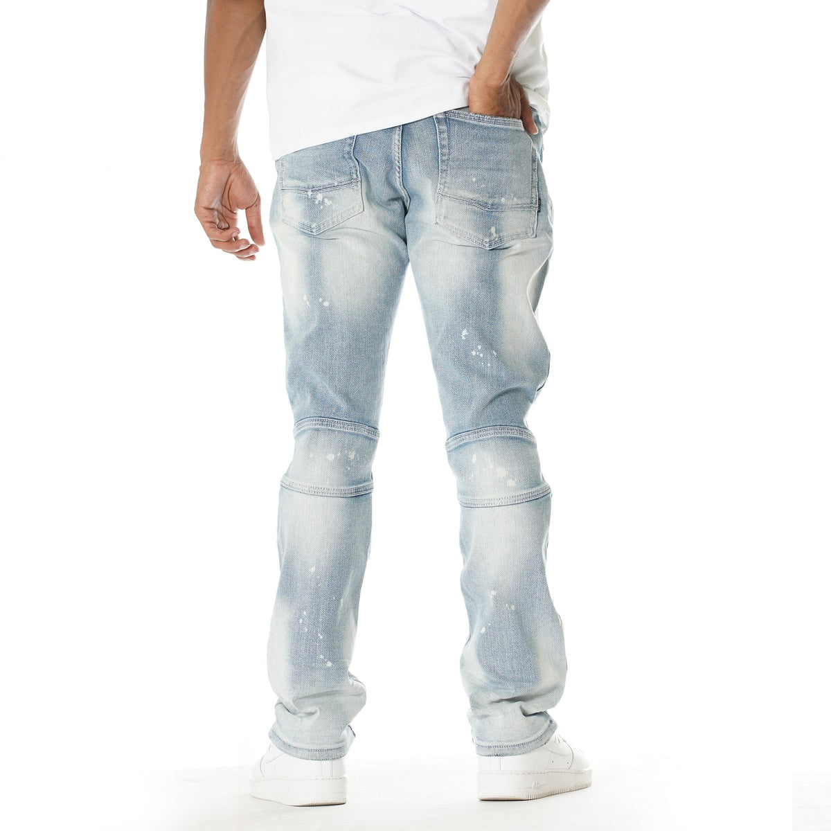 M1911 Rona Shredded Jeans - Light Wash