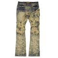 Makobi M1919 Costello Stack Jeans in Dirt