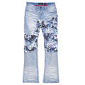 Makobi M1919 Costello Stack Jeans in Light Wash