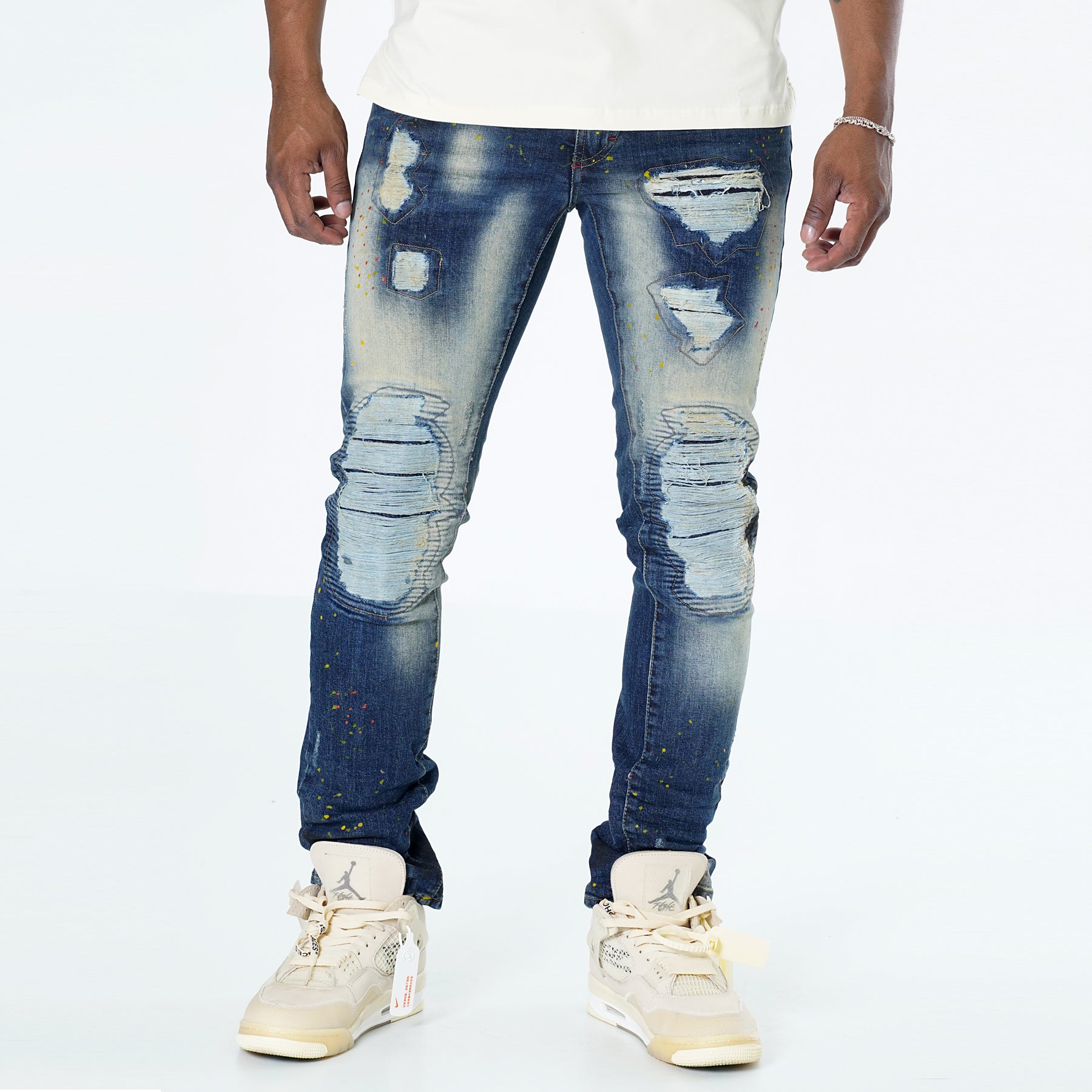 M1920 Zuma Shredded Jeans - Dirt Wash