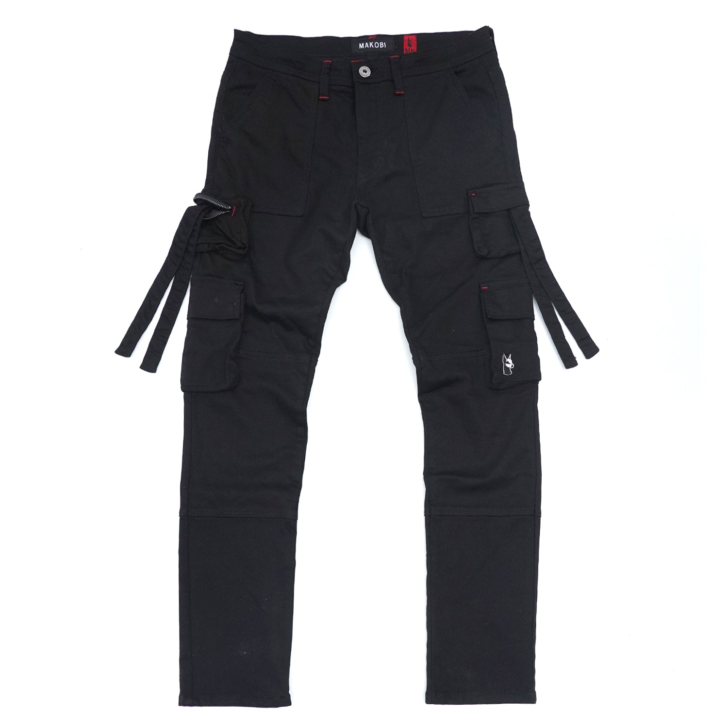 M1930 Aries Cargo Denim Jeans - Black/Black