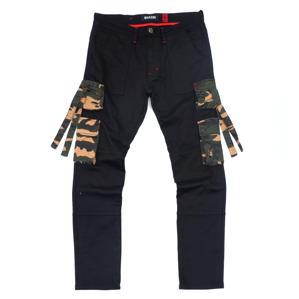 Makobi M1930 Aries Cargo Denim Jeans in Camo, view 2