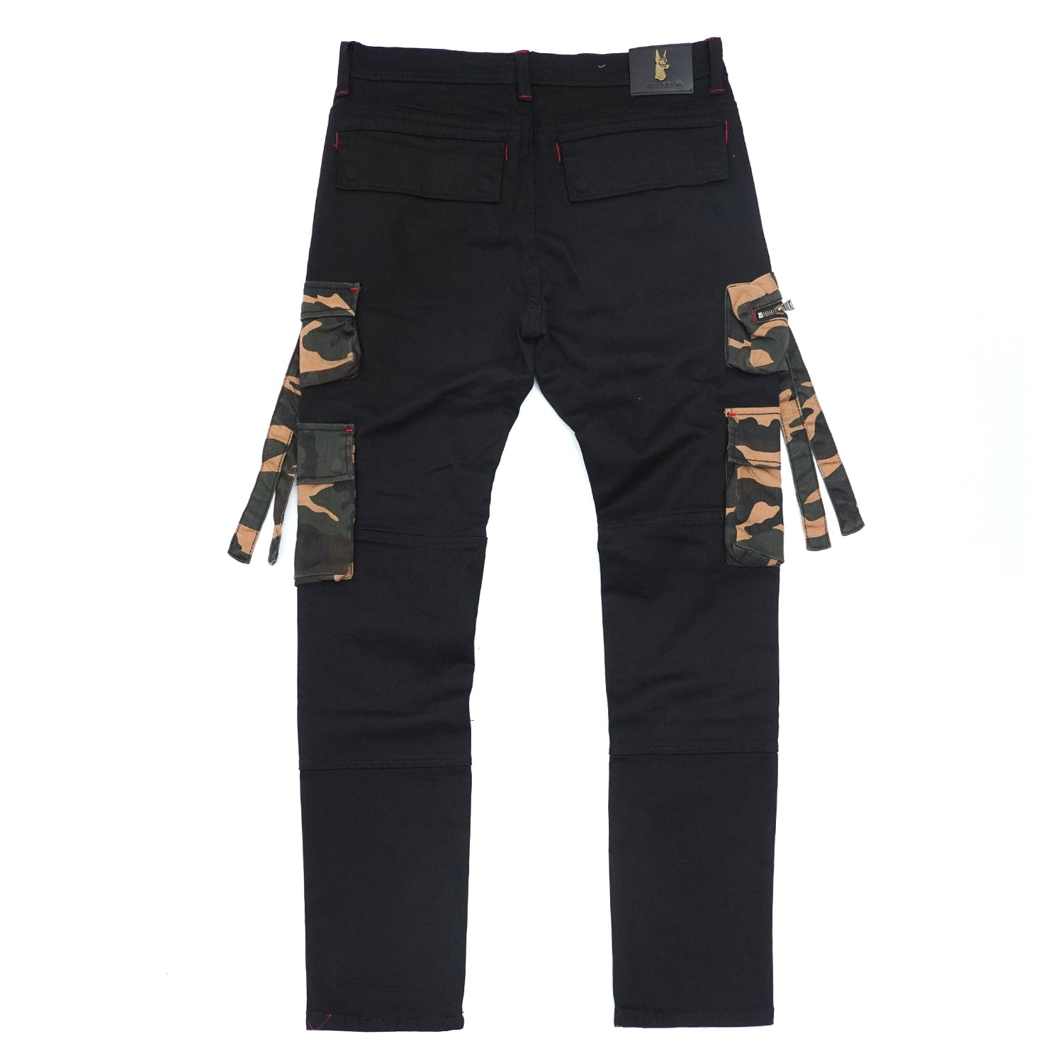 Makobi M1930 Aries Cargo Denim Jeans in Camo, view 3